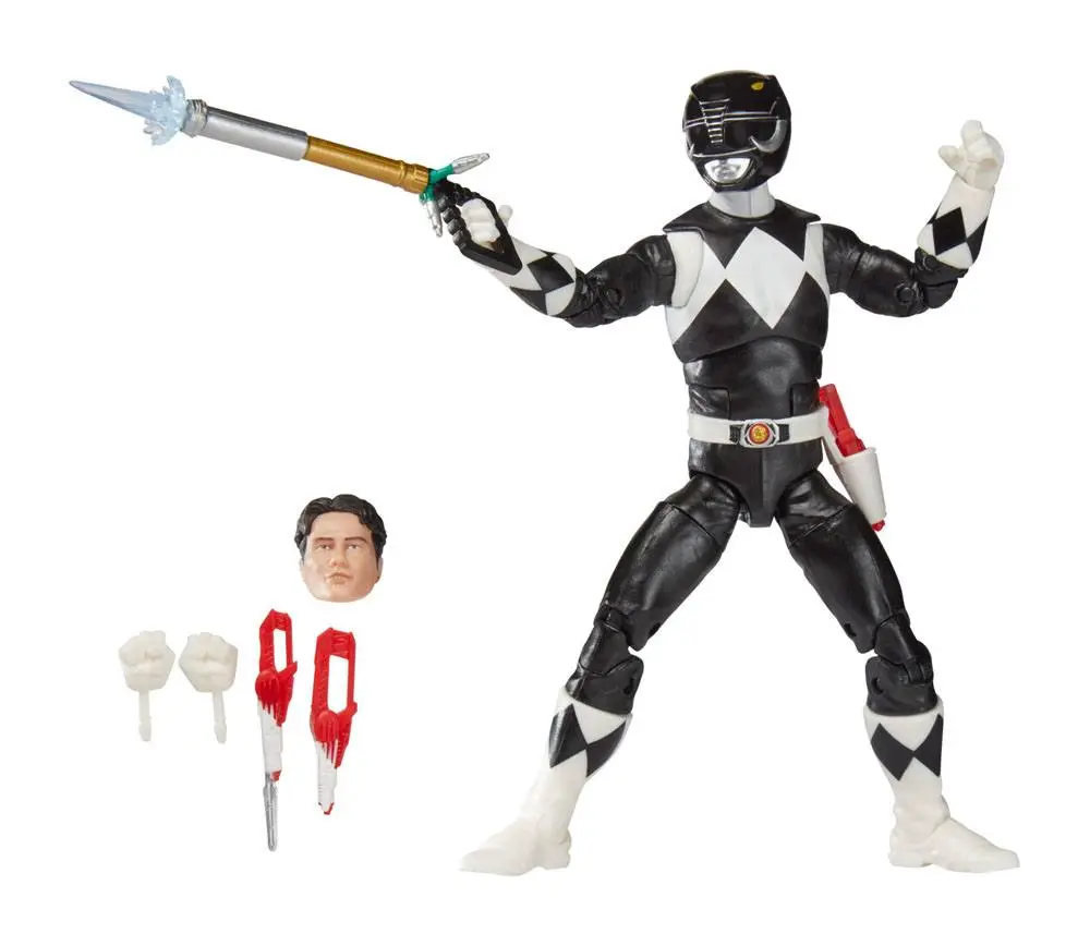 Power Rangers Lightning Collection Action Figure Mighty Morphin Black Ranger 15 cm product photo