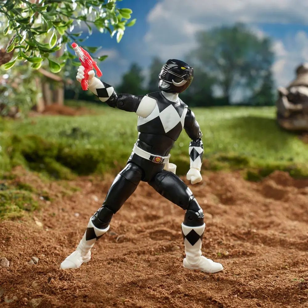Power Rangers Lightning Collection Action Figure Mighty Morphin Black Ranger 15 cm product photo