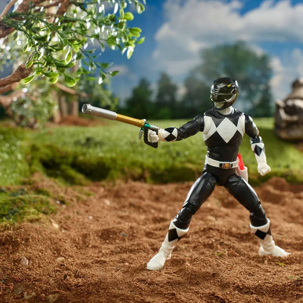 Power Rangers Lightning Collection Action Figure Mighty Morphin Black Ranger 15 cm product photo