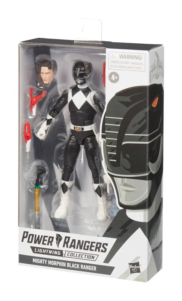 Power Rangers Lightning Collection Action Figure Mighty Morphin Black Ranger 15 cm product photo