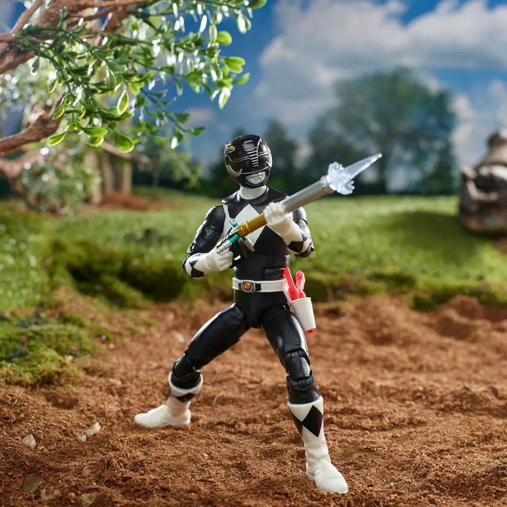 Power Rangers Lightning Collection Action Figure Mighty Morphin Black Ranger 15 cm product photo