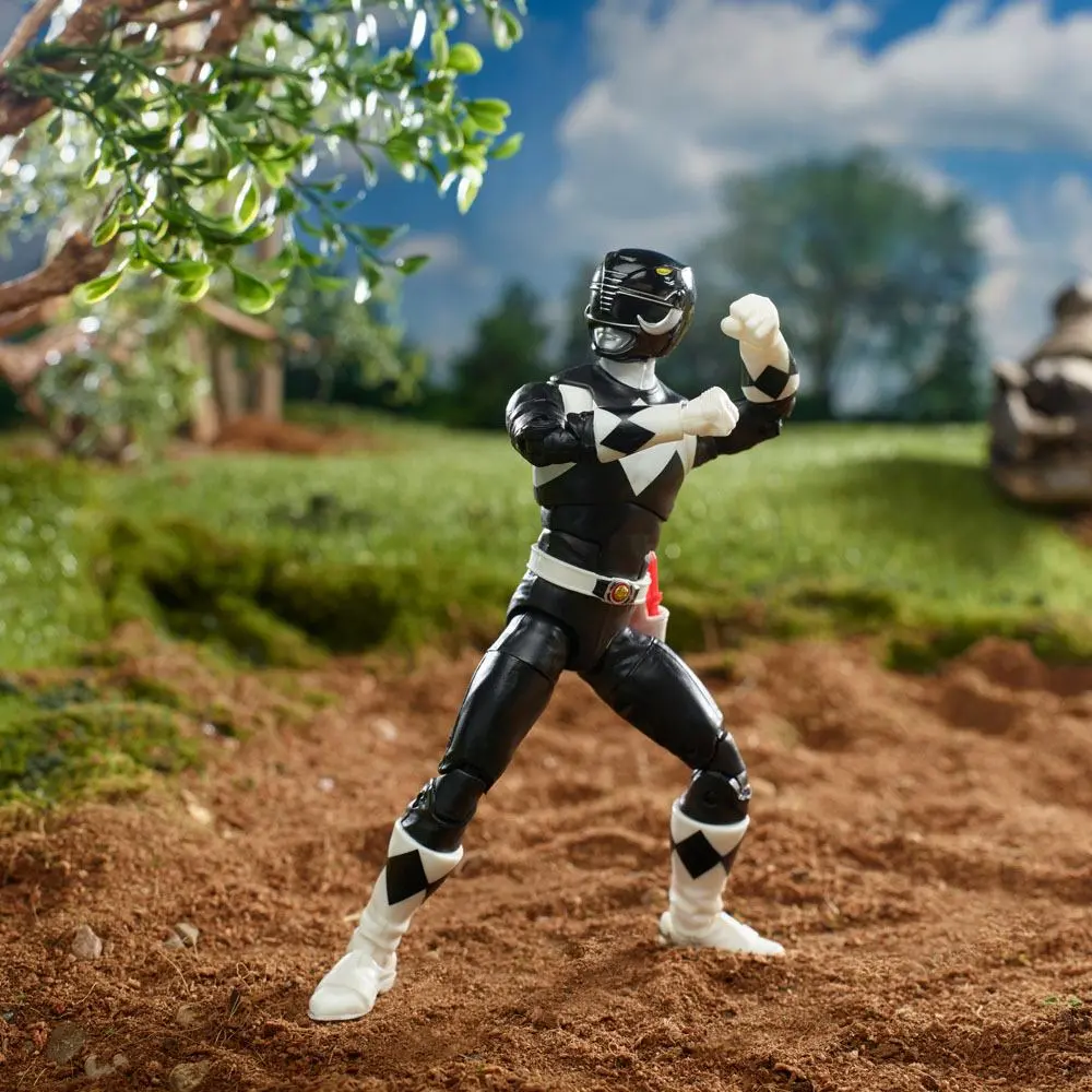 Power Rangers Lightning Collection Action Figure Mighty Morphin Black Ranger 15 cm product photo