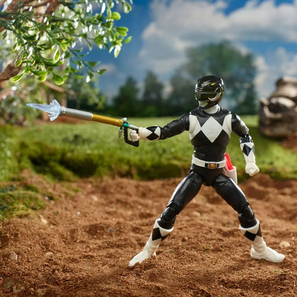 Power Rangers Lightning Collection Action Figure Mighty Morphin Black Ranger 15 cm product photo