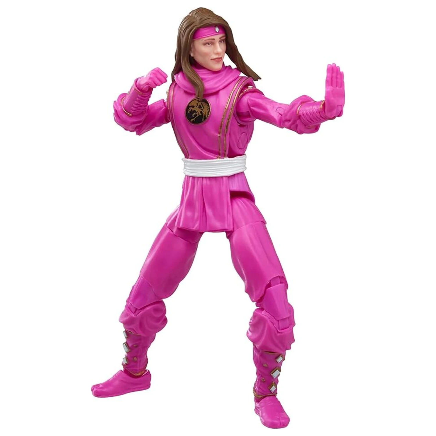 Power Rangers Lightning Collection Mighty Morphin Ninja Pink Ranger figure 15cm product photo