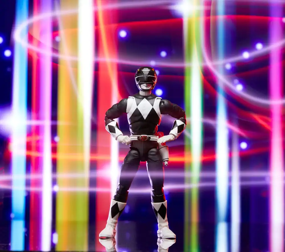 Power Rangers Lightning Collection Remastered Action Figure Mighty Morphin Black Ranger 15 cm product photo