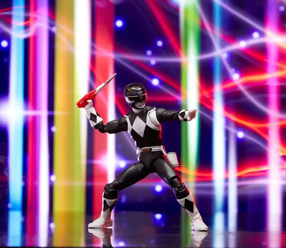 Power Rangers Lightning Collection Remastered Action Figure Mighty Morphin Black Ranger 15 cm product photo