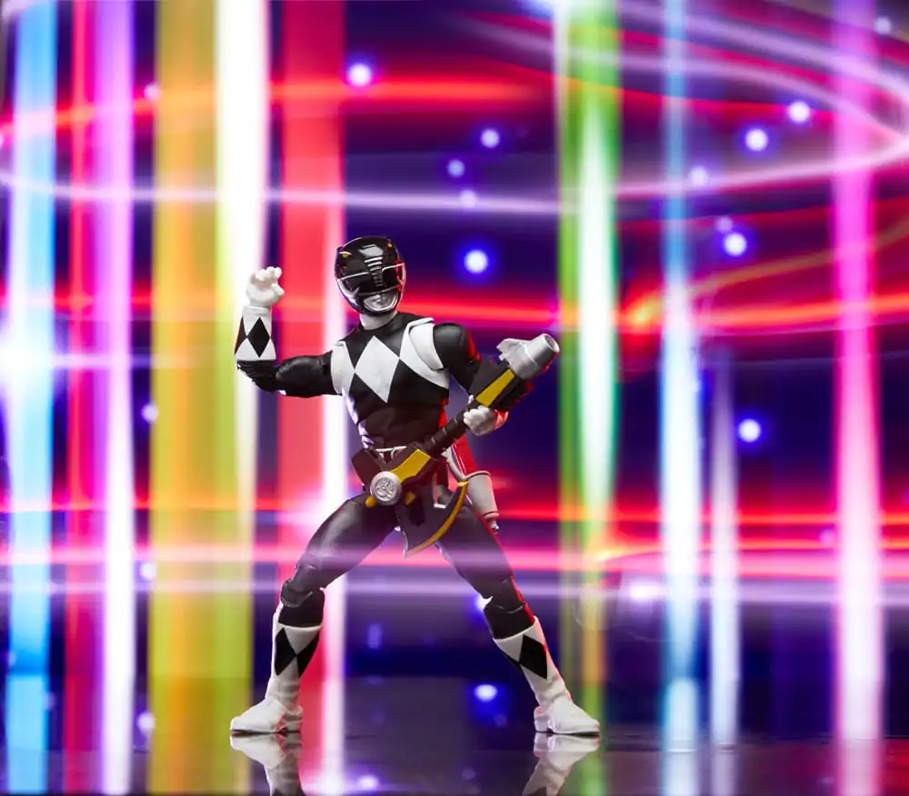 Power Rangers Lightning Collection Remastered Action Figure Mighty Morphin Black Ranger 15 cm product photo