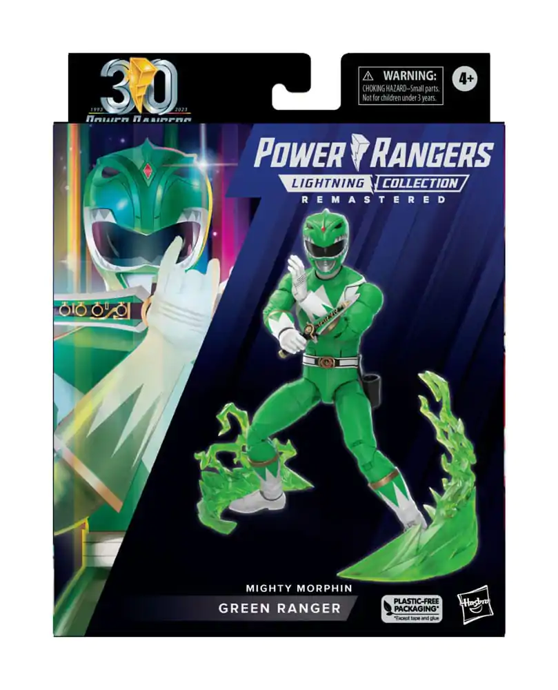 Power Rangers Lightning Collection Remastered Action Figure Mighty Morphin Green Ranger 15 cm product photo
