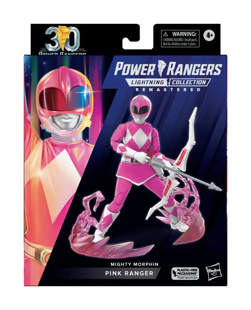 Power Rangers Lightning Collection Remastered Action Figure Mighty Morphin Pink Ranger 15 cm product photo