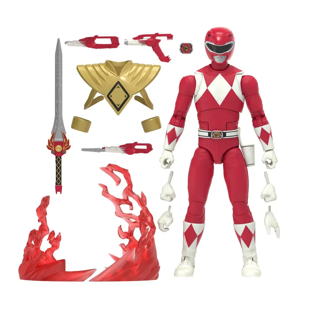 Power Rangers Lightning Collection Remastered Action Figure Mighty Morphin Red Ranger 15 cm product photo