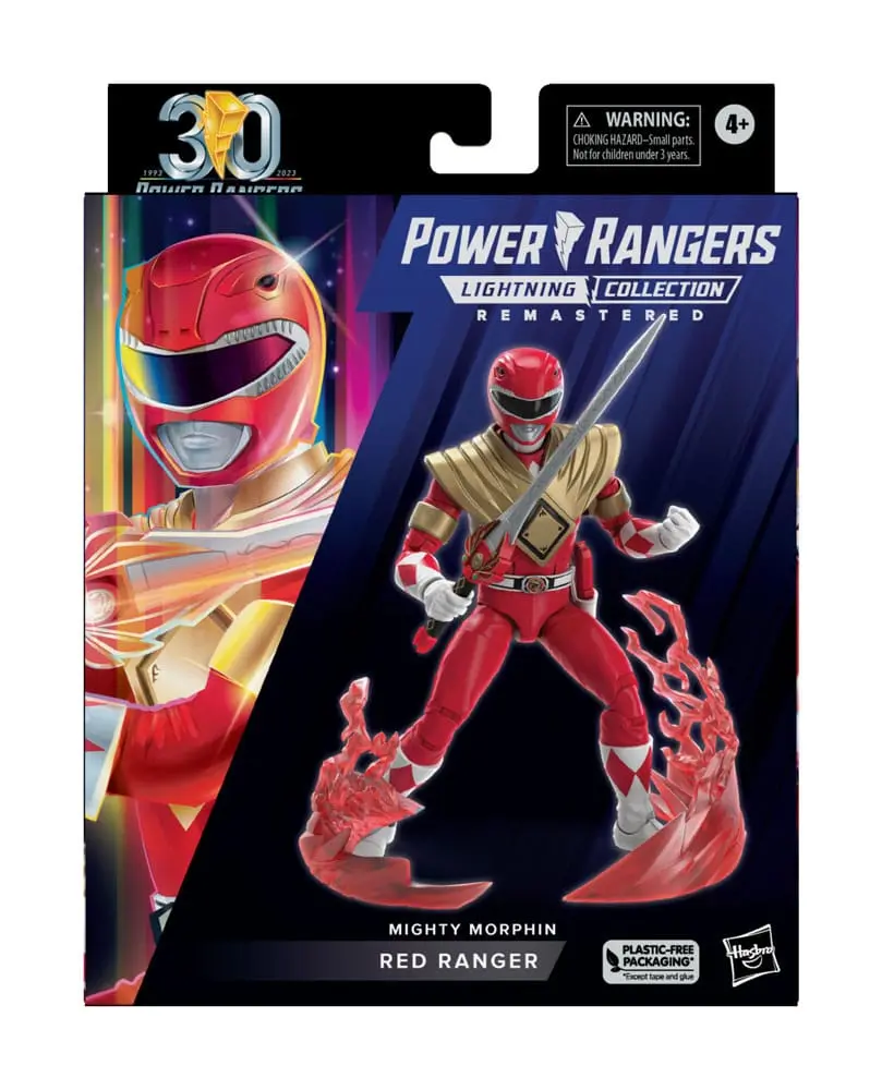 Power Rangers Lightning Collection Remastered Action Figure Mighty Morphin Red Ranger 15 cm product photo