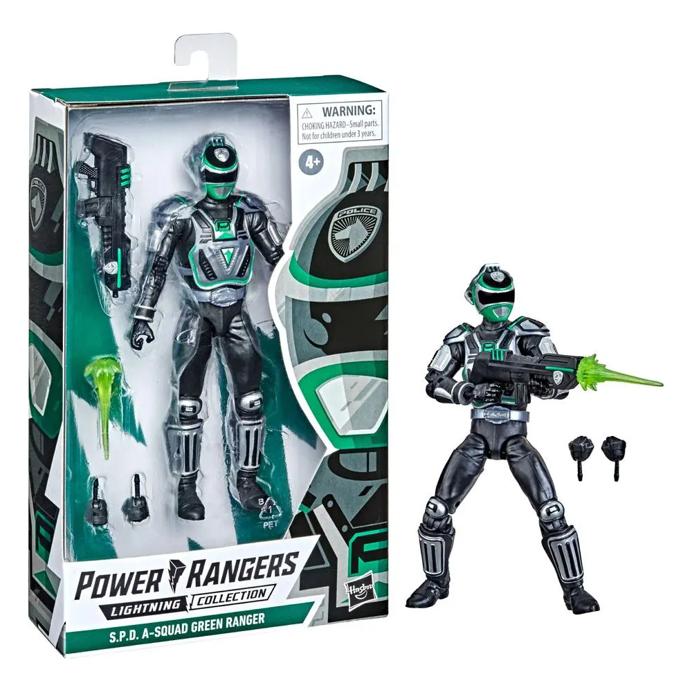 Power Rangers Lightning Collection Action Figure S.P.D. A-Squad Green Ranger 15 cm product photo