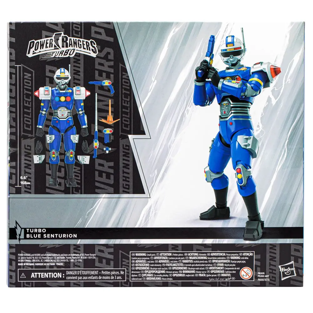 Power Rangers Lightning Collection Action Figure Turbo Blue Centurion 15 cm product photo