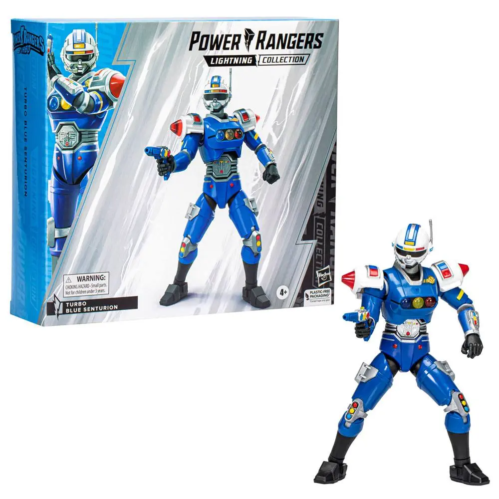 Power Rangers Lightning Collection Action Figure Turbo Blue Centurion 15 cm product photo