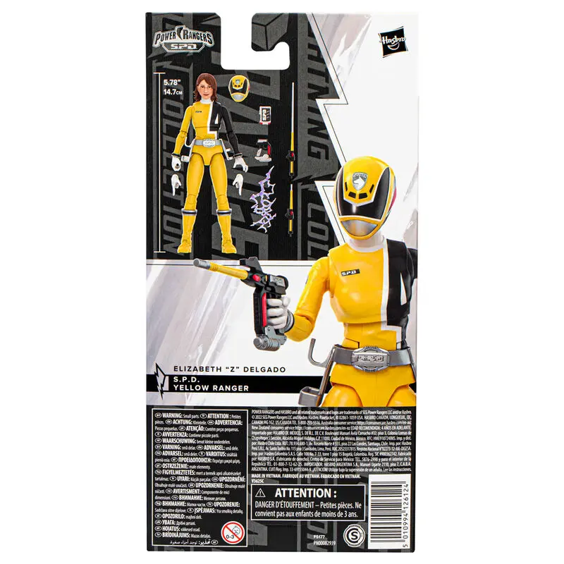 Power Rangers Lightning Collection Yellow Ranger S.P.D figure 15cm product photo