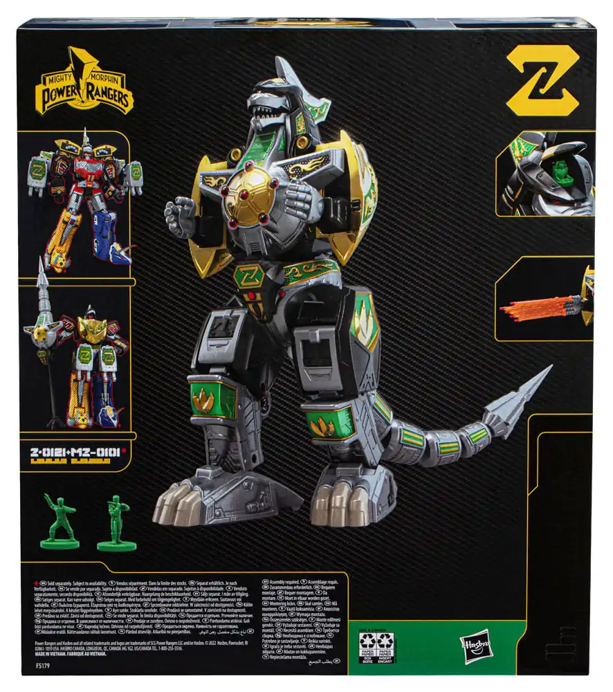 Power Rangers Lightning Collection Zord Ascension Project Action Figure Z-0121 Mighty Morphin Dragonzord 25 cm product photo