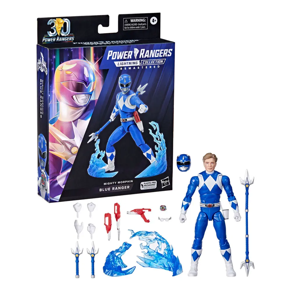 Power Rangers Ligtning Collection Action Figure Mighty Morphin Blue Ranger 15 cm product photo