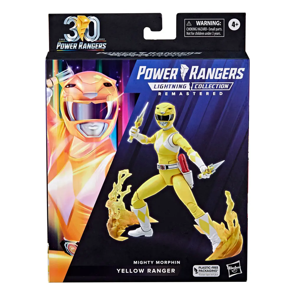 Power Rangers Ligtning Collection Action Figure Mighty Morphin Yellow Ranger 15 cm product photo