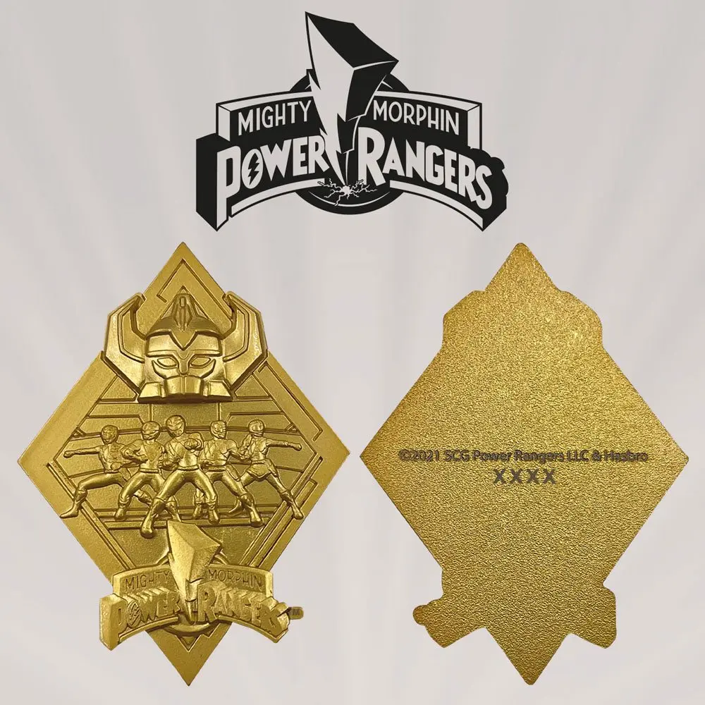 Power Rangers Medallion Limited Edition (gold plated) product photo