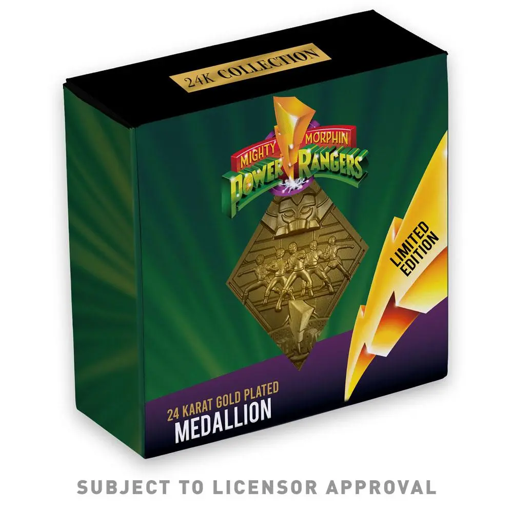 Power Rangers Medallion Limited Edition (gold plated) product photo