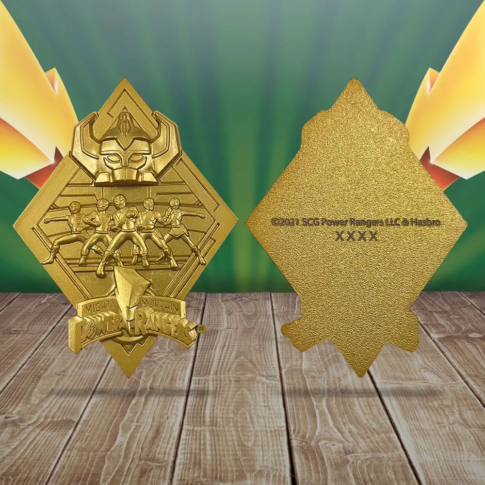 Power Rangers Medallion Limited Edition (gold plated) product photo