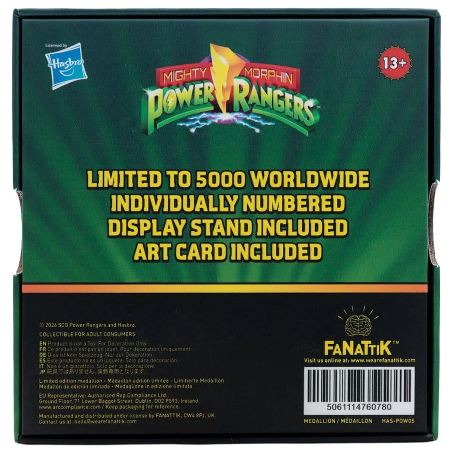 Power Rangers Medallion Megazord Limited Edition product photo