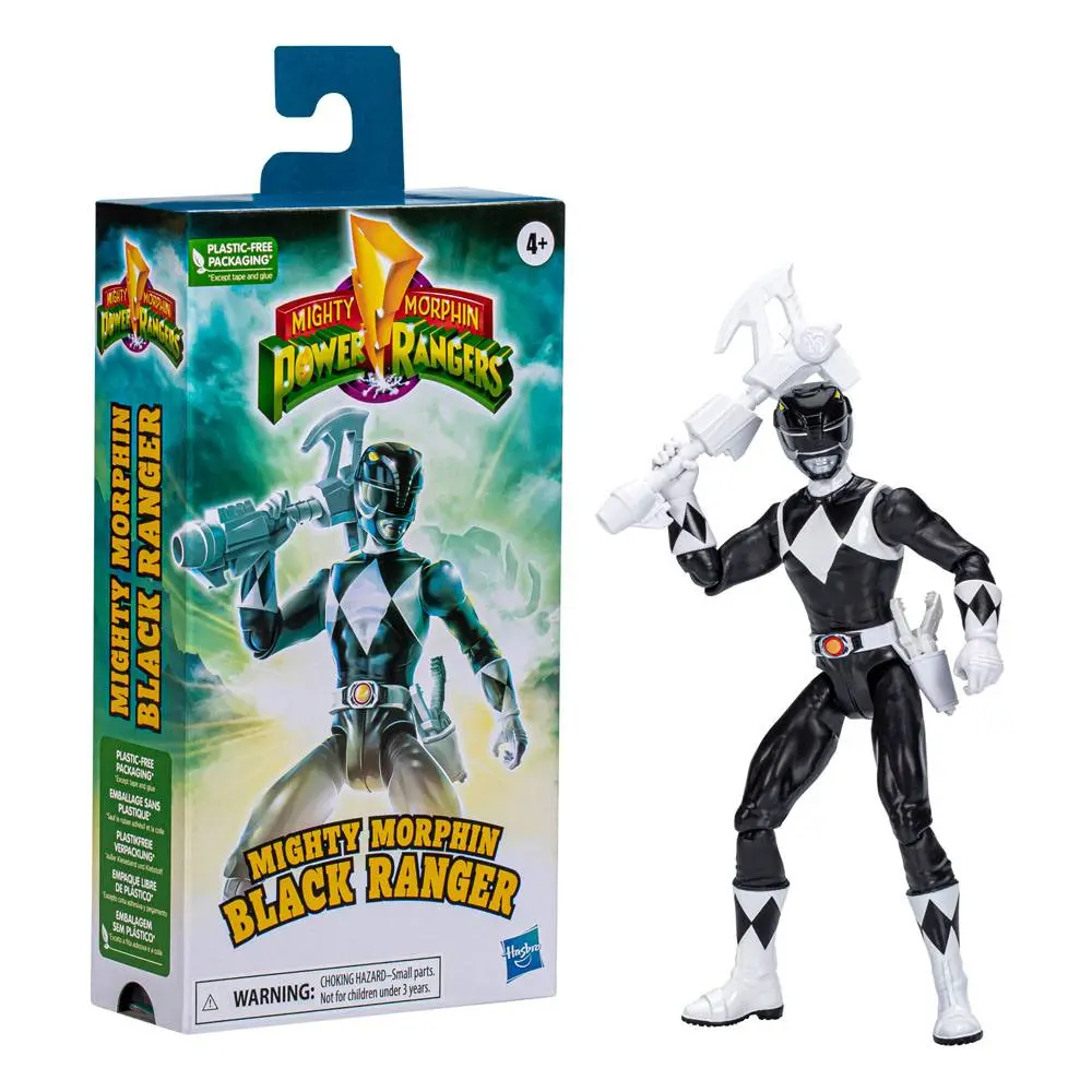 Power Rangers Action Figure Mighty Morphin Black Ranger 15 cm product photo