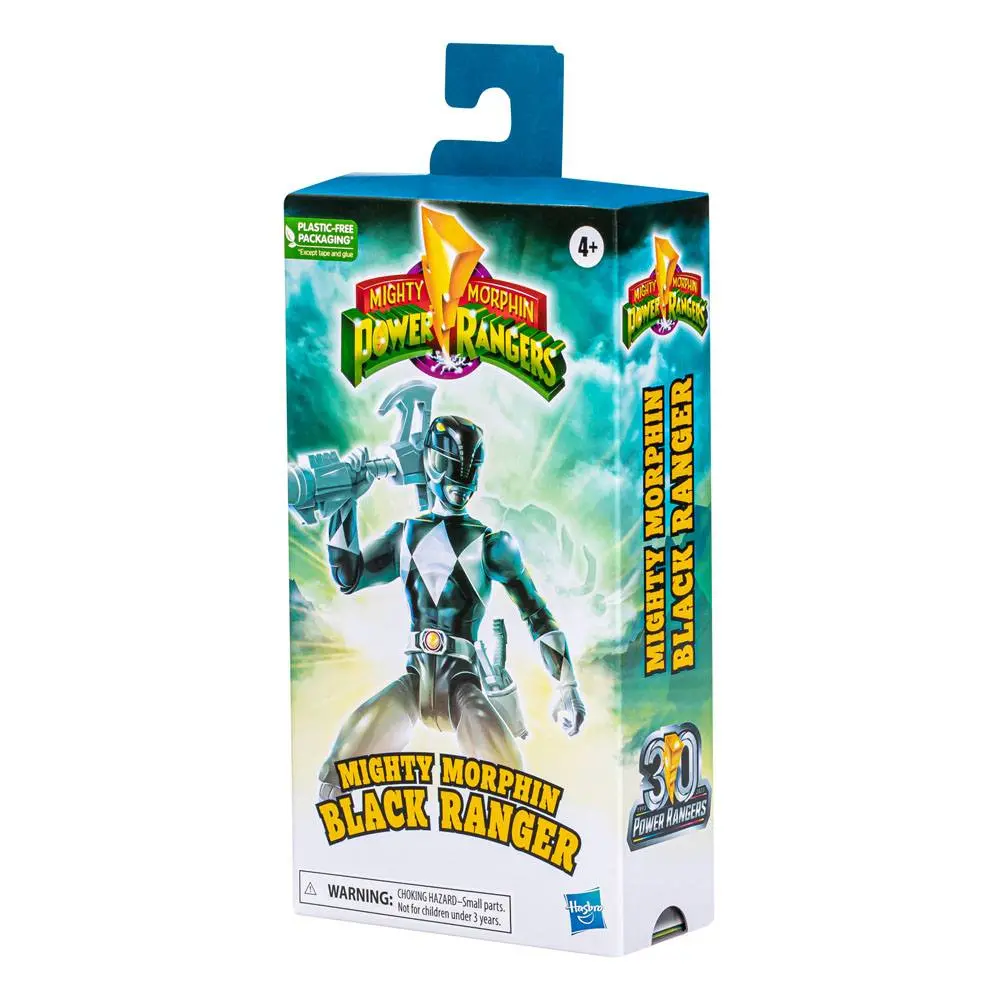 Power Rangers Action Figure Mighty Morphin Black Ranger 15 cm product photo