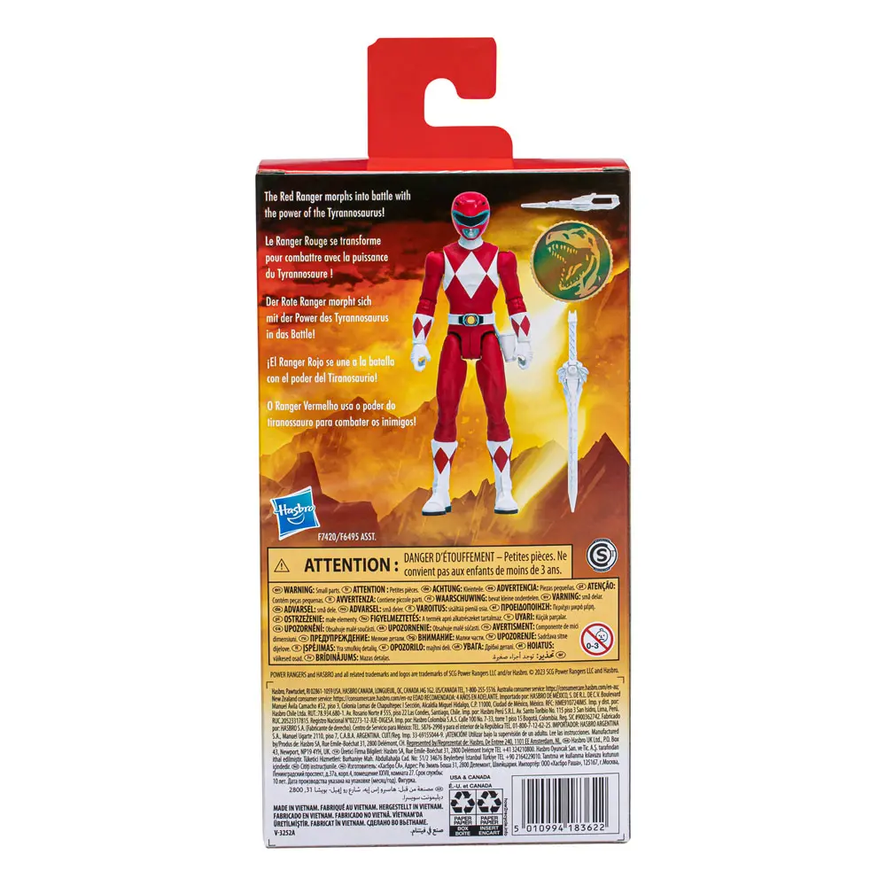 Power Rangers Action Figure Mighty Morphin Red Ranger 15 cm product photo