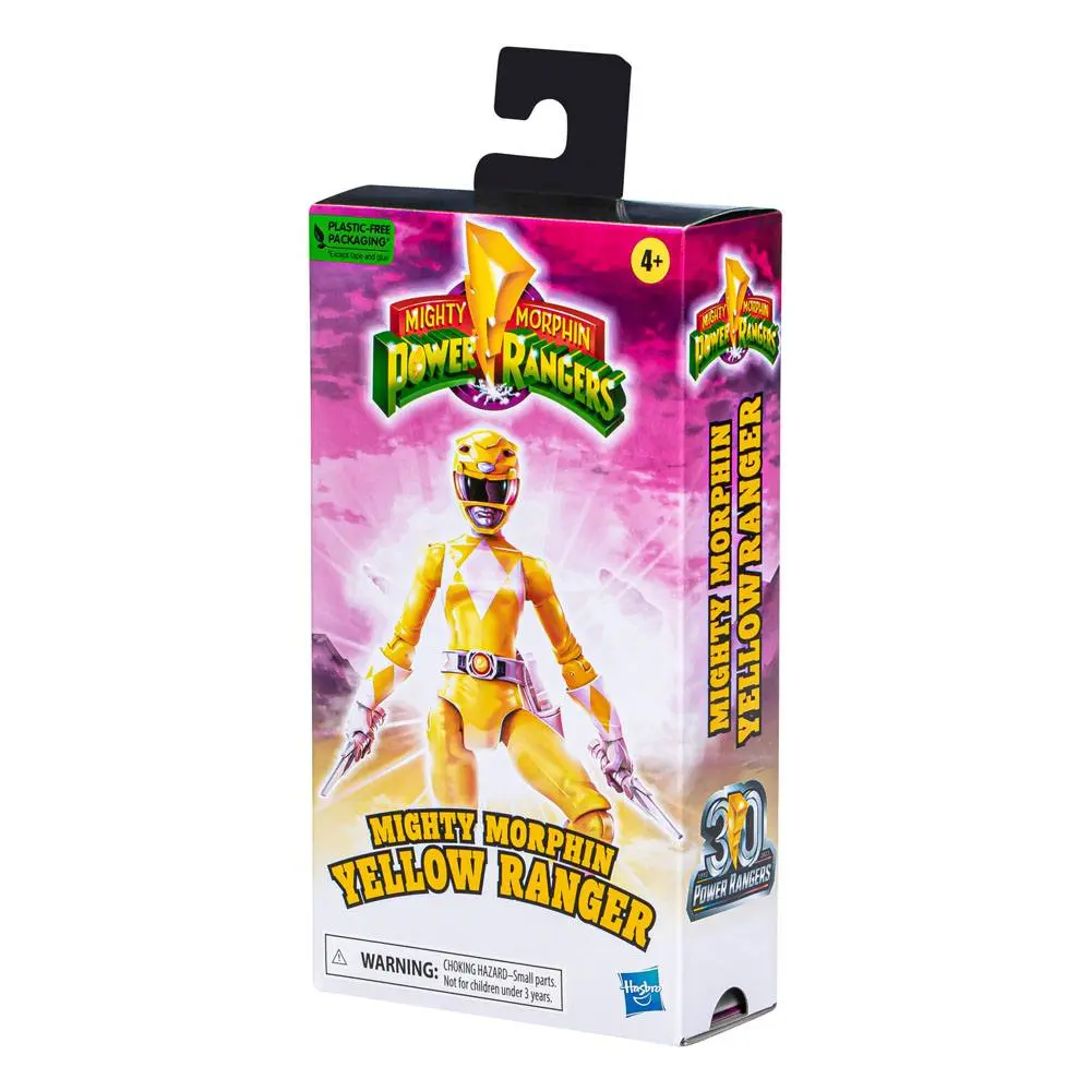 Power Rangers Action Figure Mighty Morphin Yellow Ranger 15 cm product photo