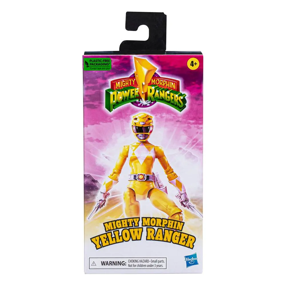 Power Rangers Action Figure Mighty Morphin Yellow Ranger 15 cm product photo