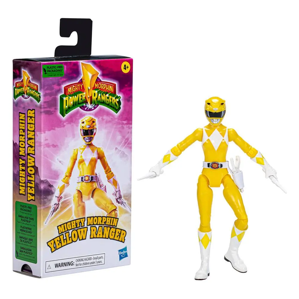 Power Rangers Action Figure Mighty Morphin Yellow Ranger 15 cm product photo