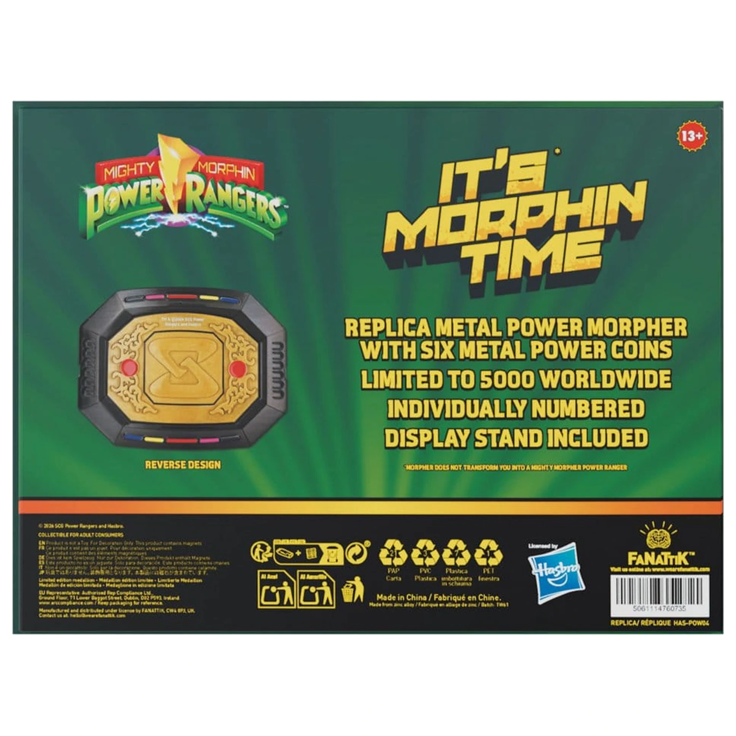 Power Rangers Replica Interchangeable Power Morpher Limited Edition 7 x 9 cm product photo