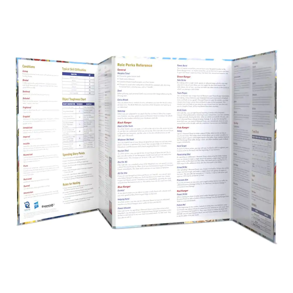 Power Rangers RPG book A Glutton for Punishment Adventure &amp; GM Screen *Englische Version* product photo