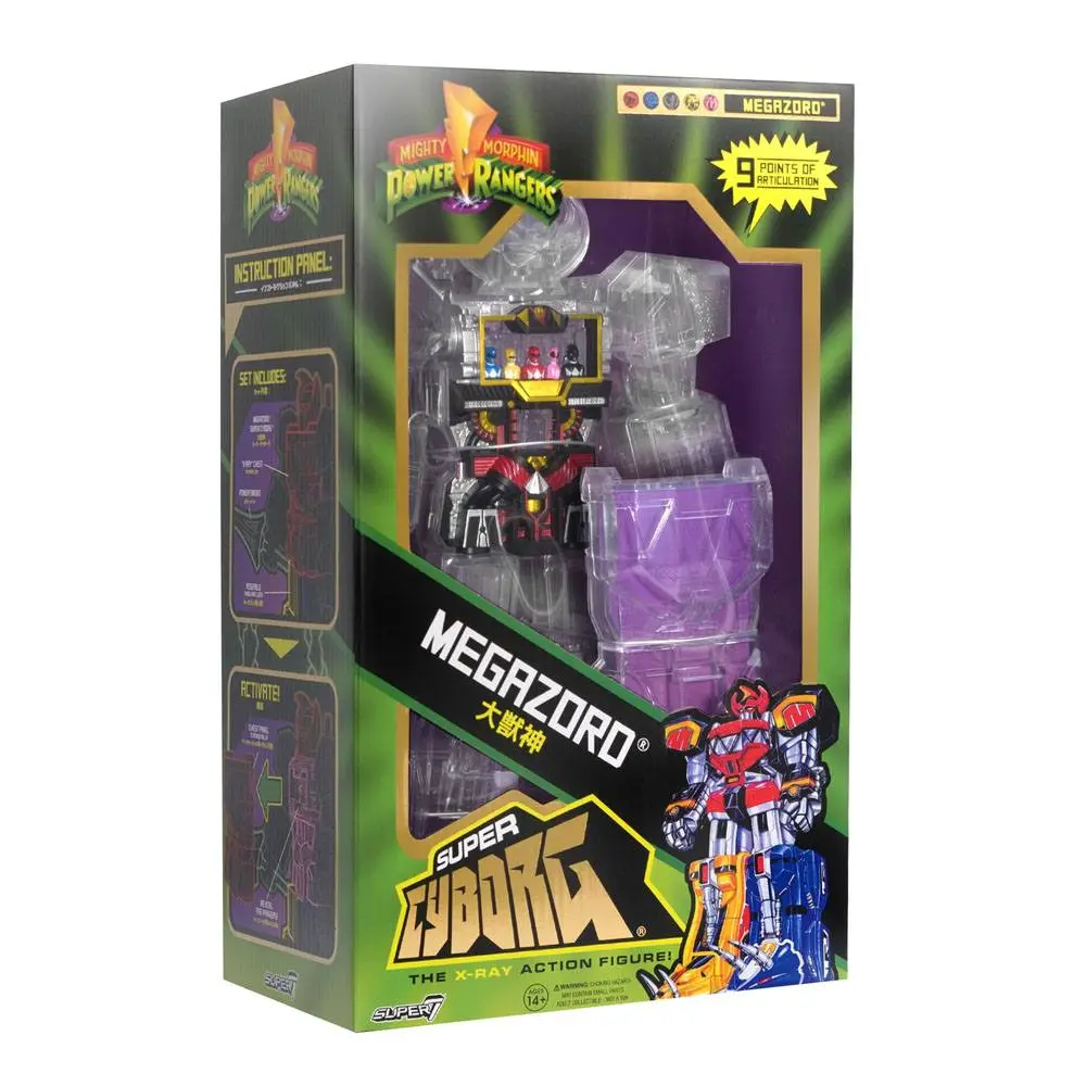 Power Rangers Action Figure Super Cyborg Cyborg Megazord (Clear) 28 cm product photo