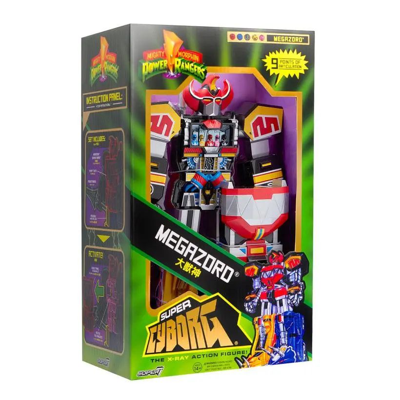 Power Rangers Action Figure Super Cyborg Cyborg Megazord (Clear) 28 cm product photo
