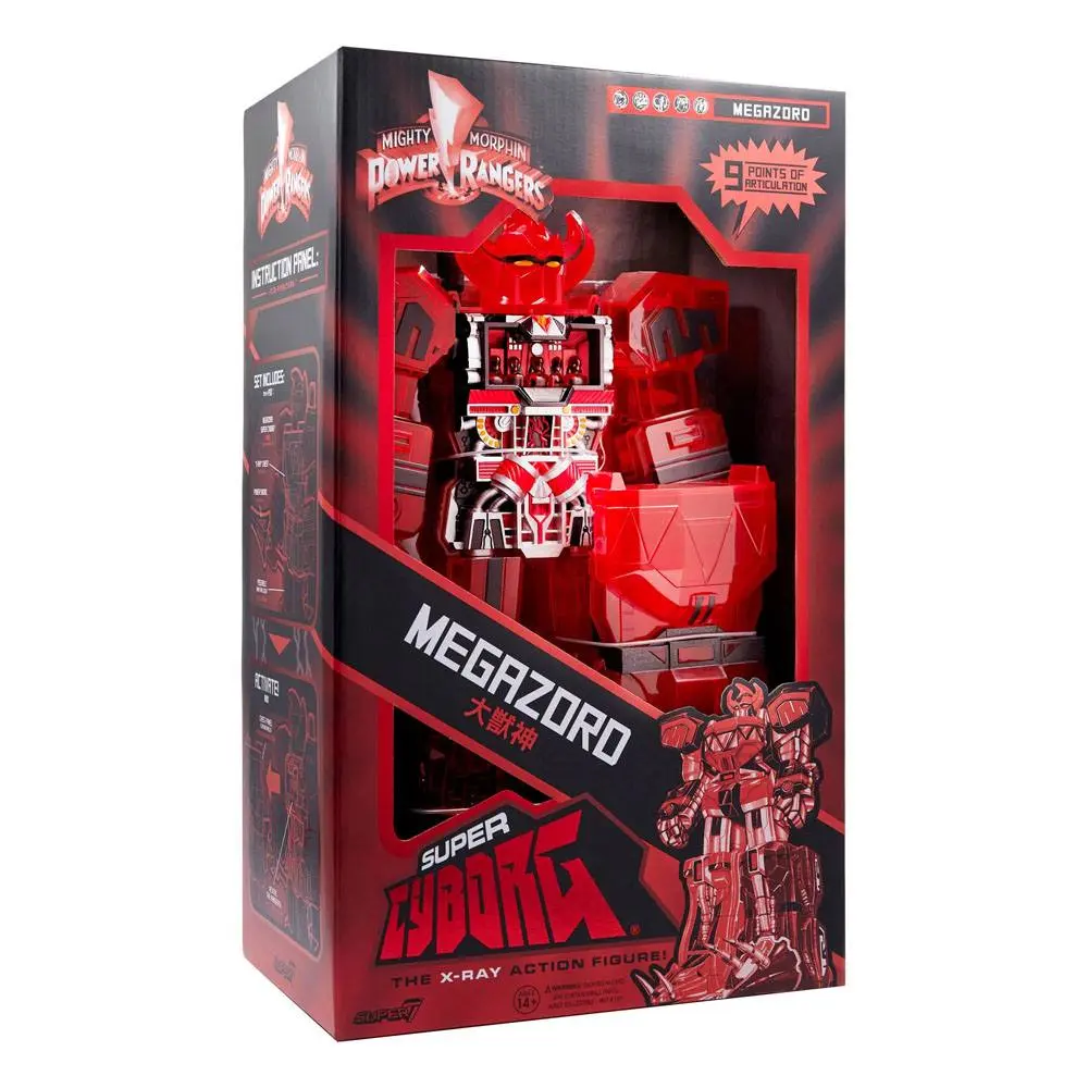 Power Rangers Action Figure Super Cyborg Cyborg Megazord (Red Clear) 28 cm product photo