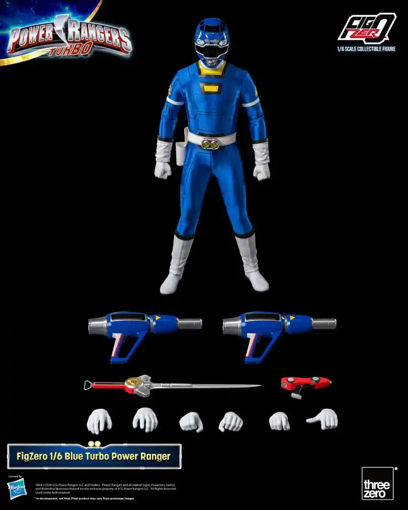 Power Rangers Turbo FigZero Action Figure 1/6 Blue Turbo Power Ranger 30 cm product photo