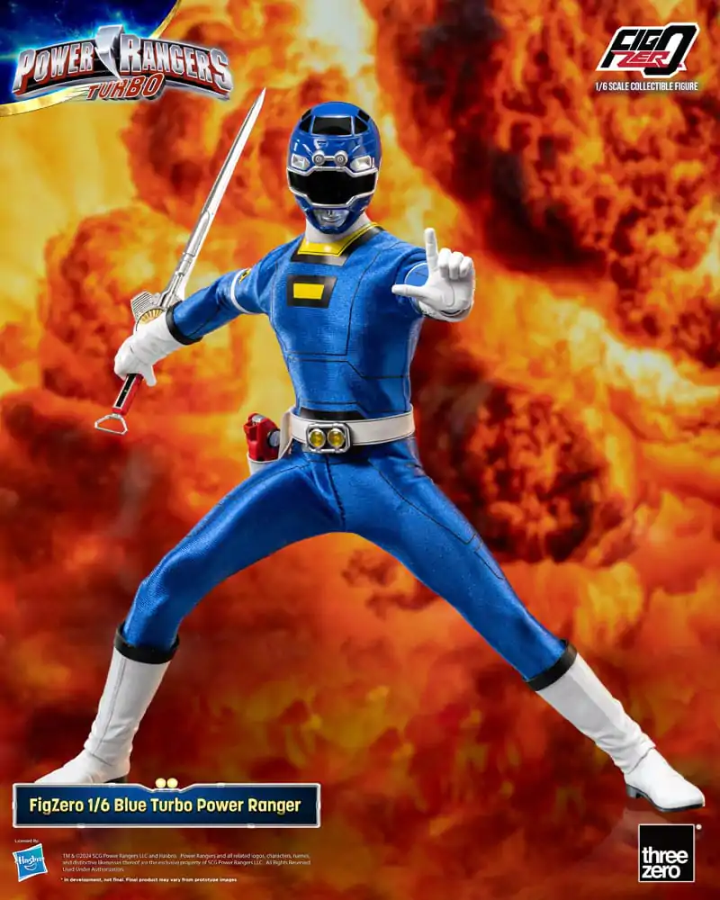 Power Rangers Turbo FigZero Action Figure 1/6 Blue Turbo Power Ranger 30 cm termékfotó