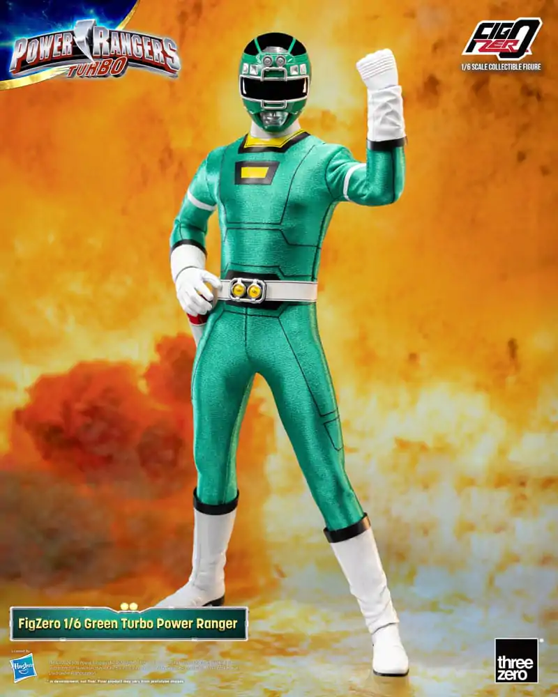 Power Rangers Turbo FigZero Action Figure 1/6 Green Turbo Power Ranger 30 cm termékfotó