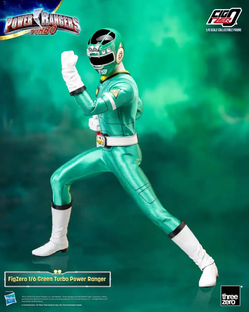 Power Rangers Turbo FigZero Action Figure 1/6 Green Turbo Power Ranger 30 cm termékfotó