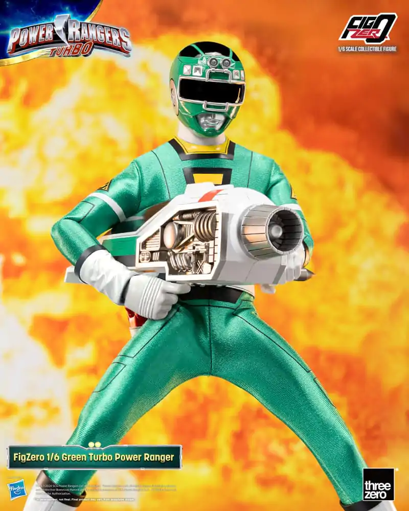 Power Rangers Turbo FigZero Action Figure 1/6 Green Turbo Power Ranger 30 cm termékfotó