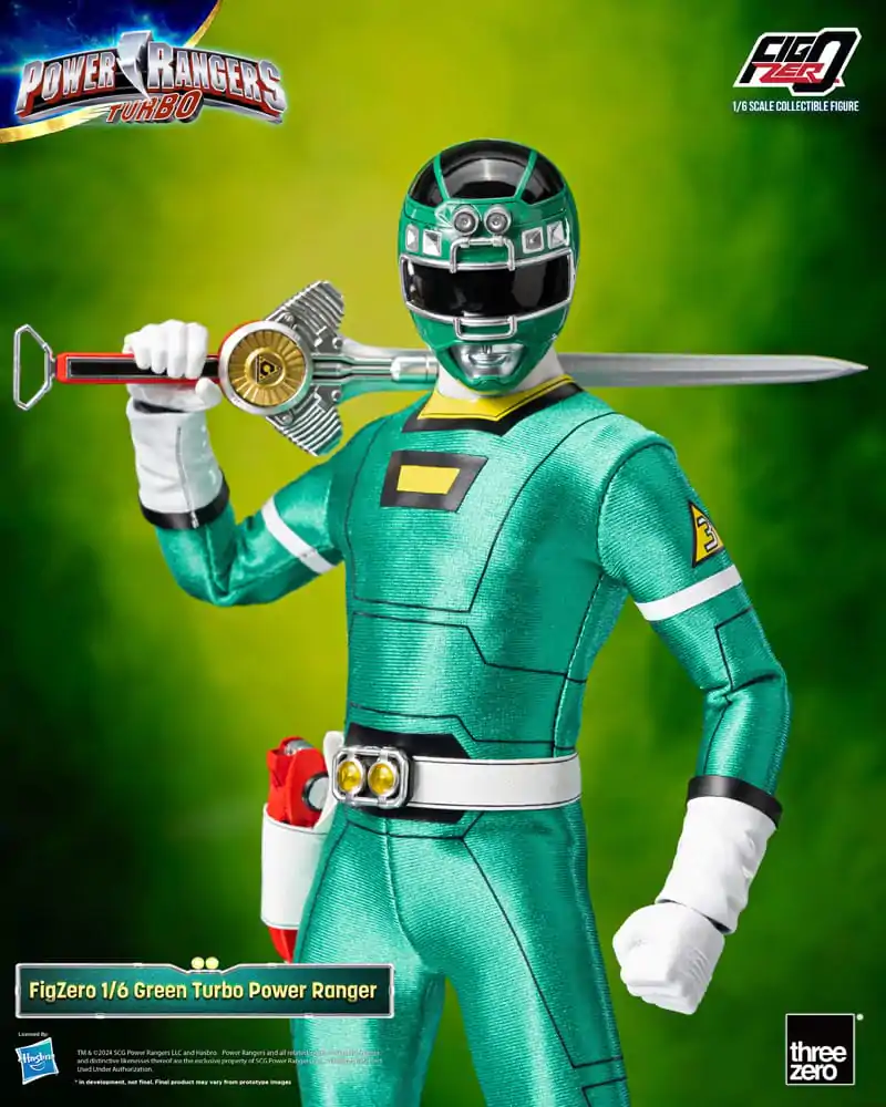 Power Rangers Turbo FigZero Action Figure 1/6 Green Turbo Power Ranger 30 cm termékfotó