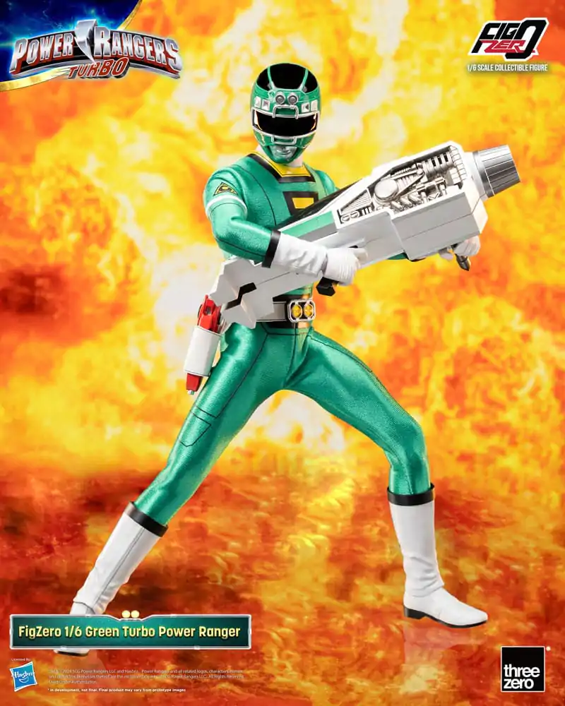 Power Rangers Turbo FigZero Action Figure 1/6 Green Turbo Power Ranger 30 cm termékfotó