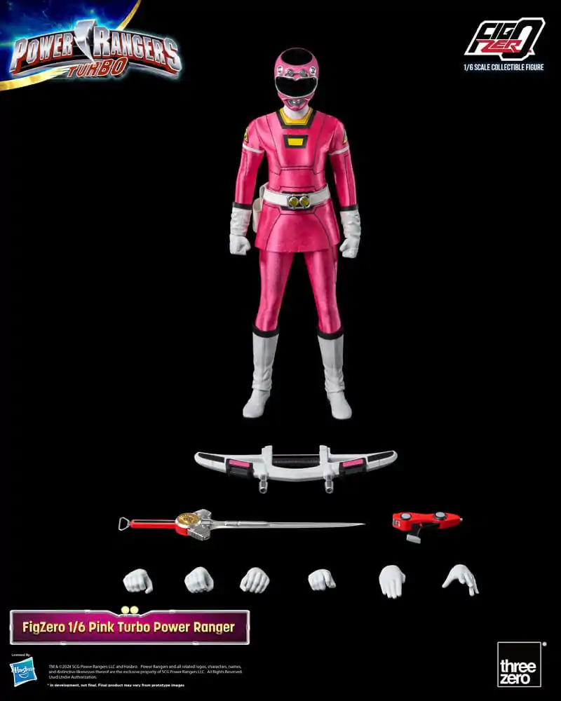 Power Rangers Turbo FigZero Action Figure 1/6 Pink Turbo Power Ranger 30 cm termékfotó