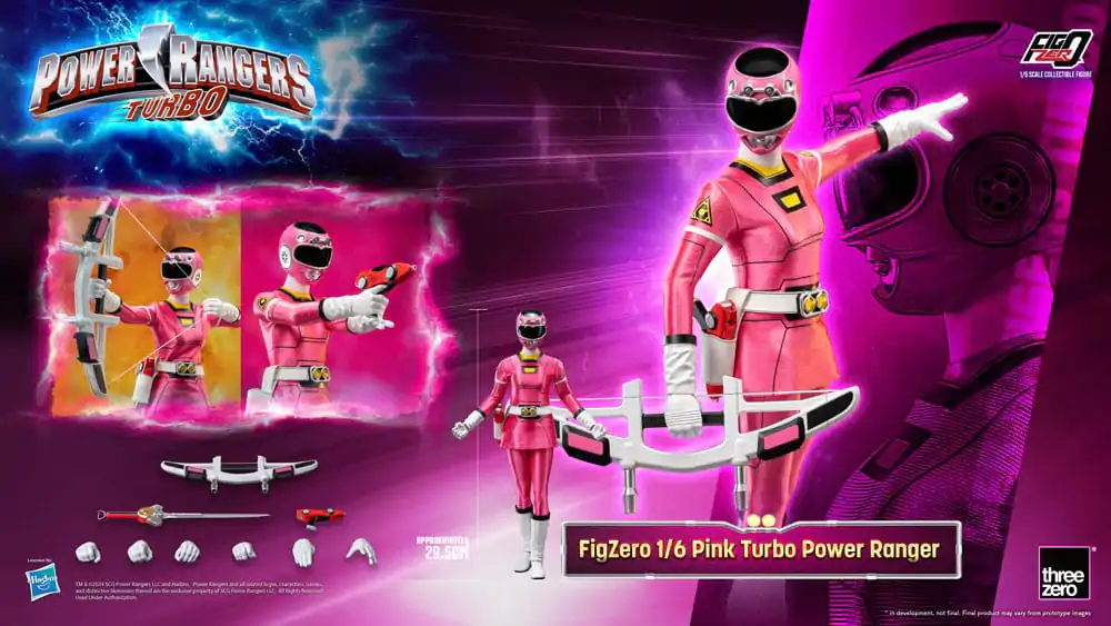 Power Rangers Turbo FigZero Action Figure 1/6 Pink Turbo Power Ranger 30 cm termékfotó