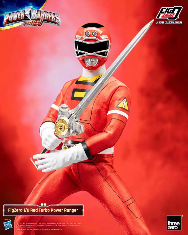 Power Rangers Turbo FigZero Action Figure 1/6 Red Turbo Power Ranger 30 cm product photo