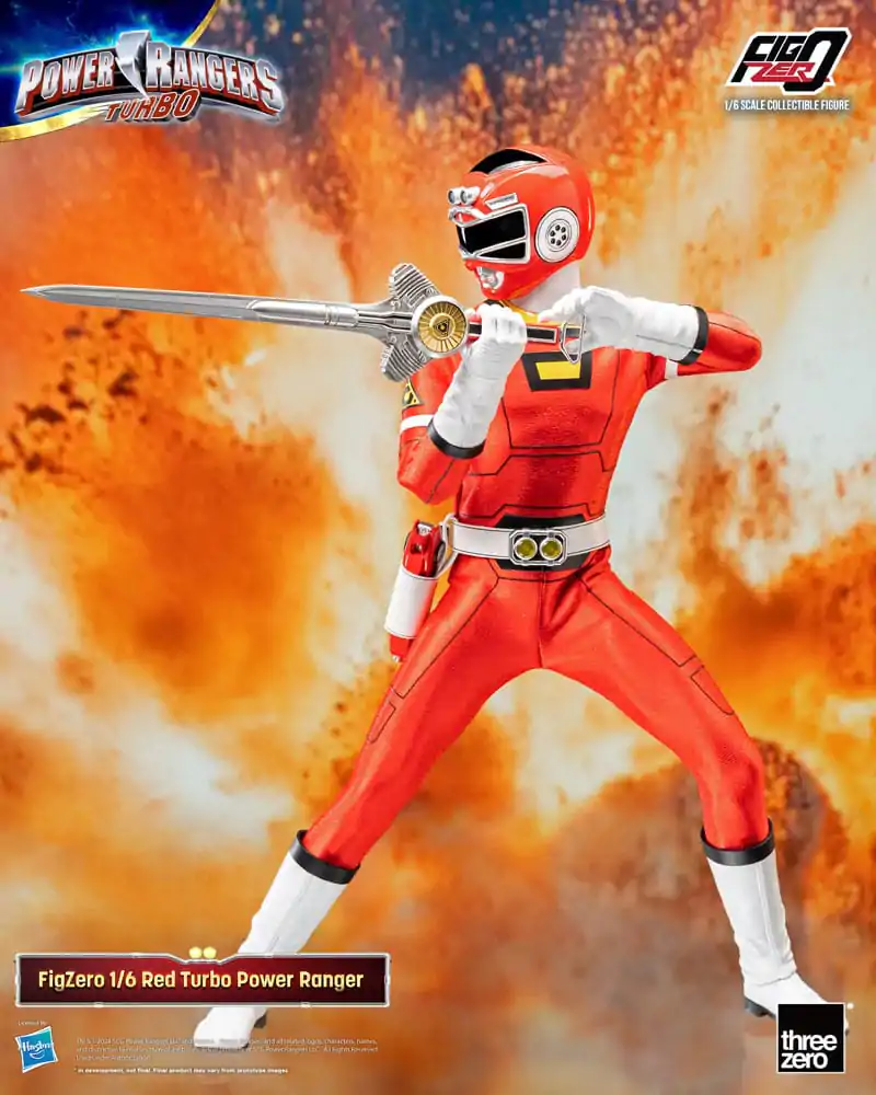 Power Rangers Turbo FigZero Action Figure 1/6 Red Turbo Power Ranger 30 cm product photo