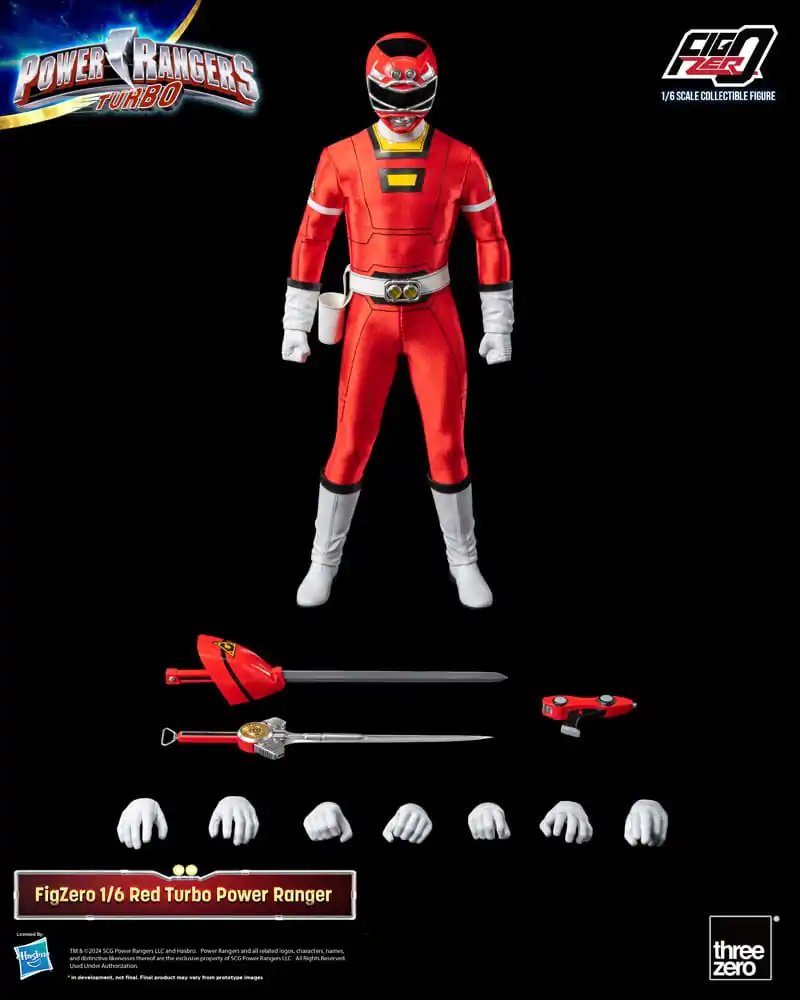 Power Rangers Turbo FigZero Action Figure 1/6 Red Turbo Power Ranger 30 cm product photo