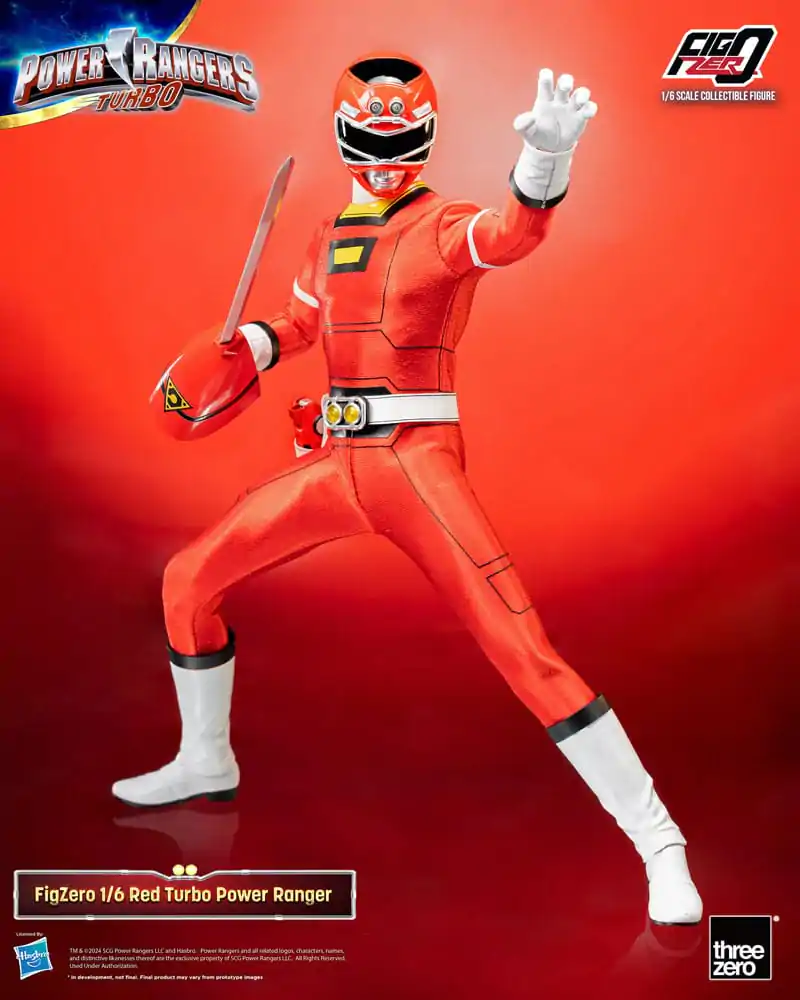 Power Rangers Turbo FigZero Action Figure 1/6 Red Turbo Power Ranger 30 cm termékfotó